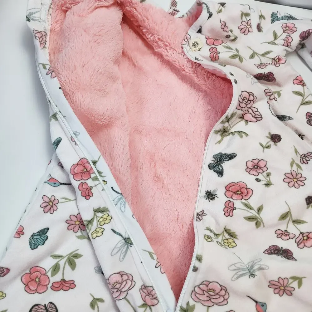 Baby Girl 6-12M Cozy Sleep Sack Bundle Old Navy Floral